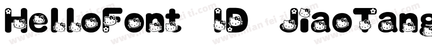 HelloFont ID JiaoTang字体转换